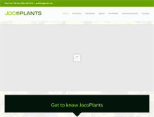 Tablet Screenshot of jocoplants.com
